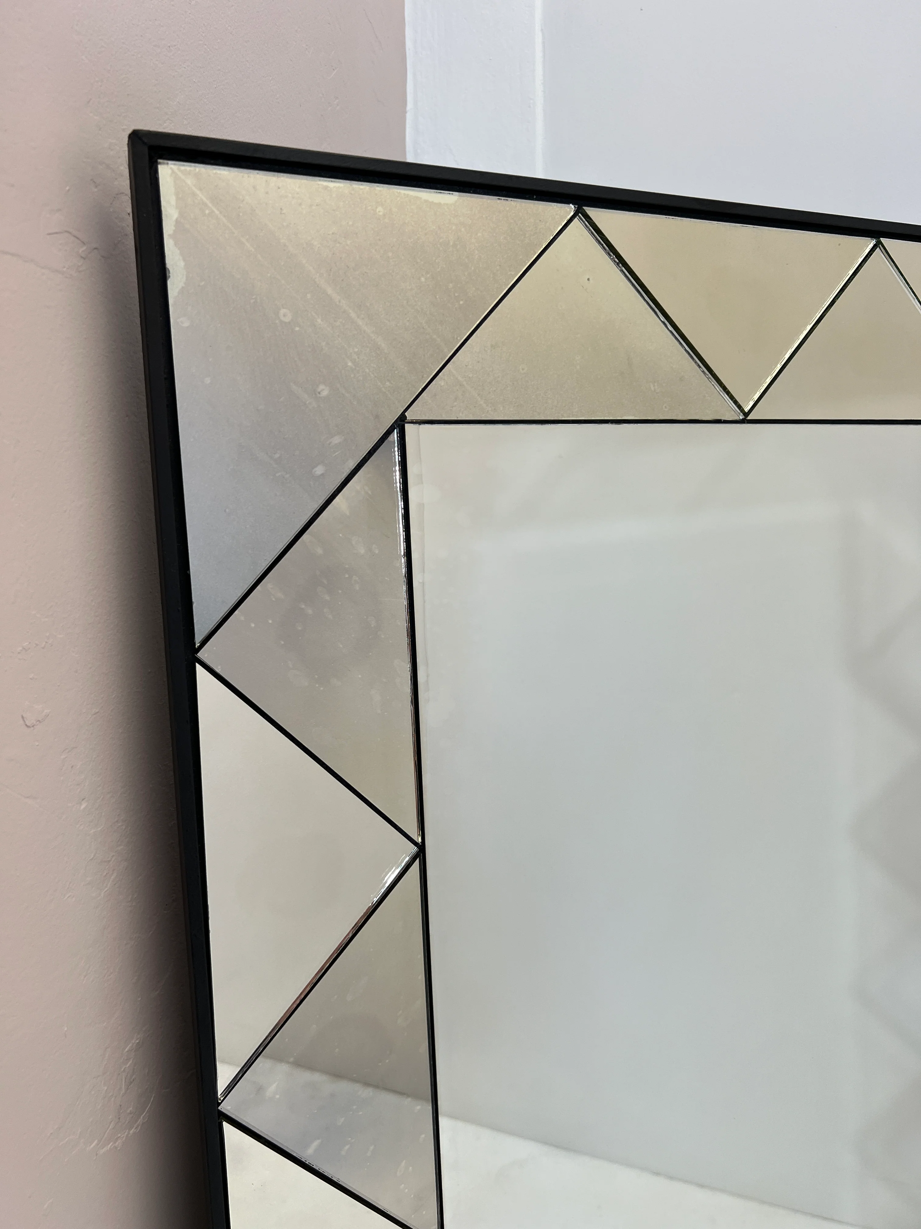 Contemporary antiqued mirror - 828 x 1234mm - Image 3
