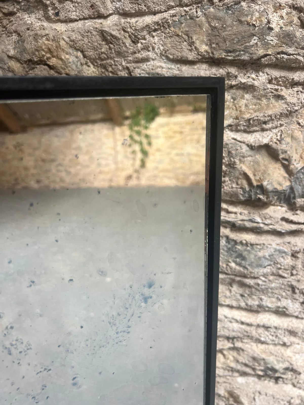 Heavy Restoration panelled mirror - 607 x 1236mm - Image 5
