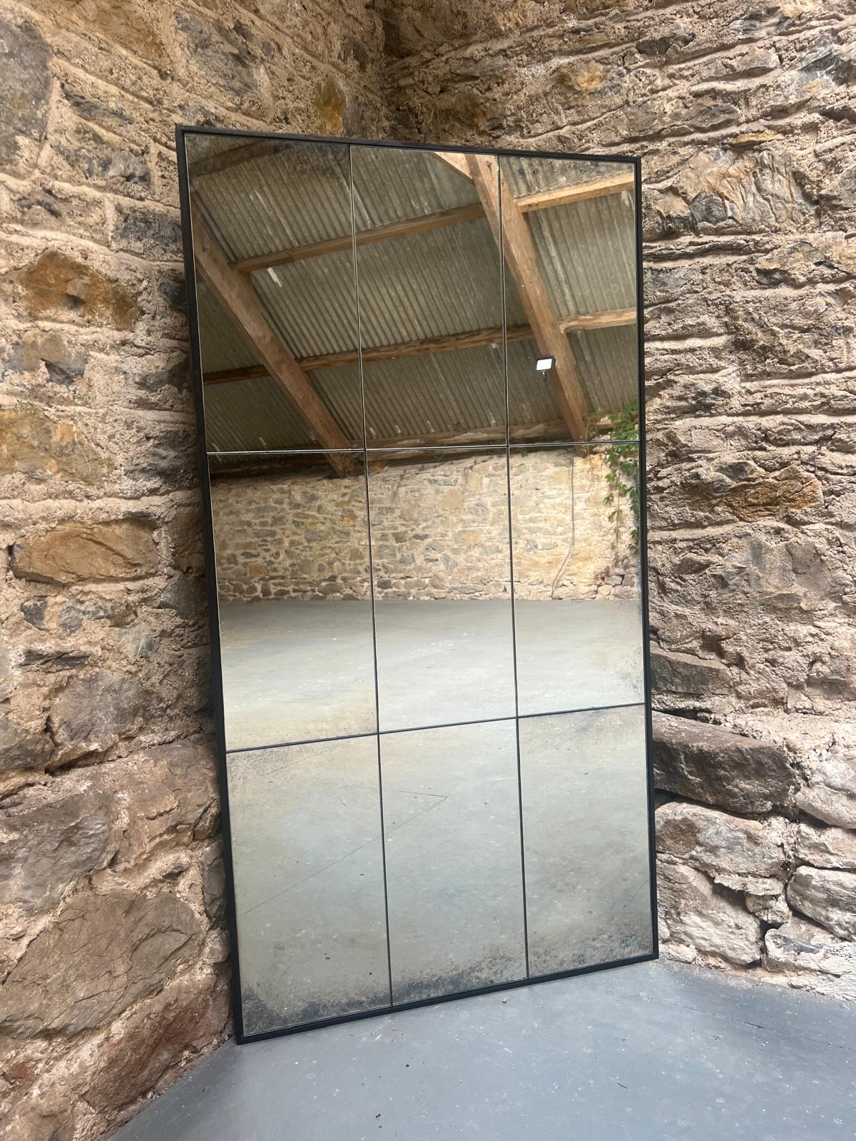 Subtle Restoration panelled mirror - 622 x 1165mm - Image 3