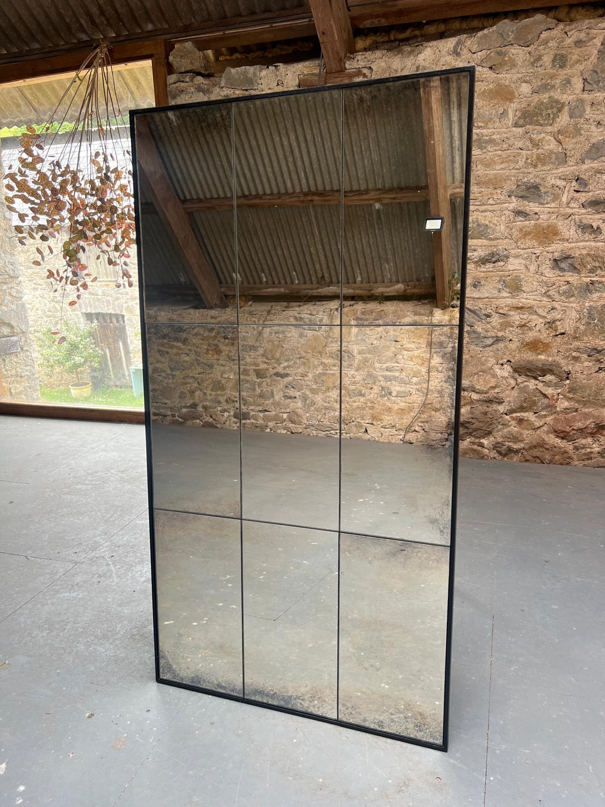 Subtle Restoration panelled mirror - 622 x 1165mm - Image 4