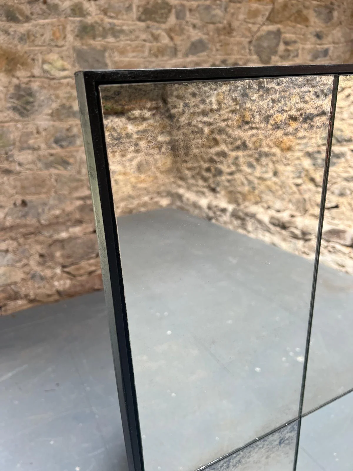 Subtle Restoration panelled mirror - 622 x 1165mm - Image 6